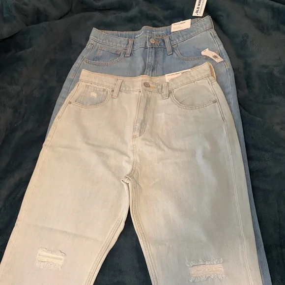 Old Navy Big Girls Straight Jeans Set of 2 Size 18 - Picture 1 of 4